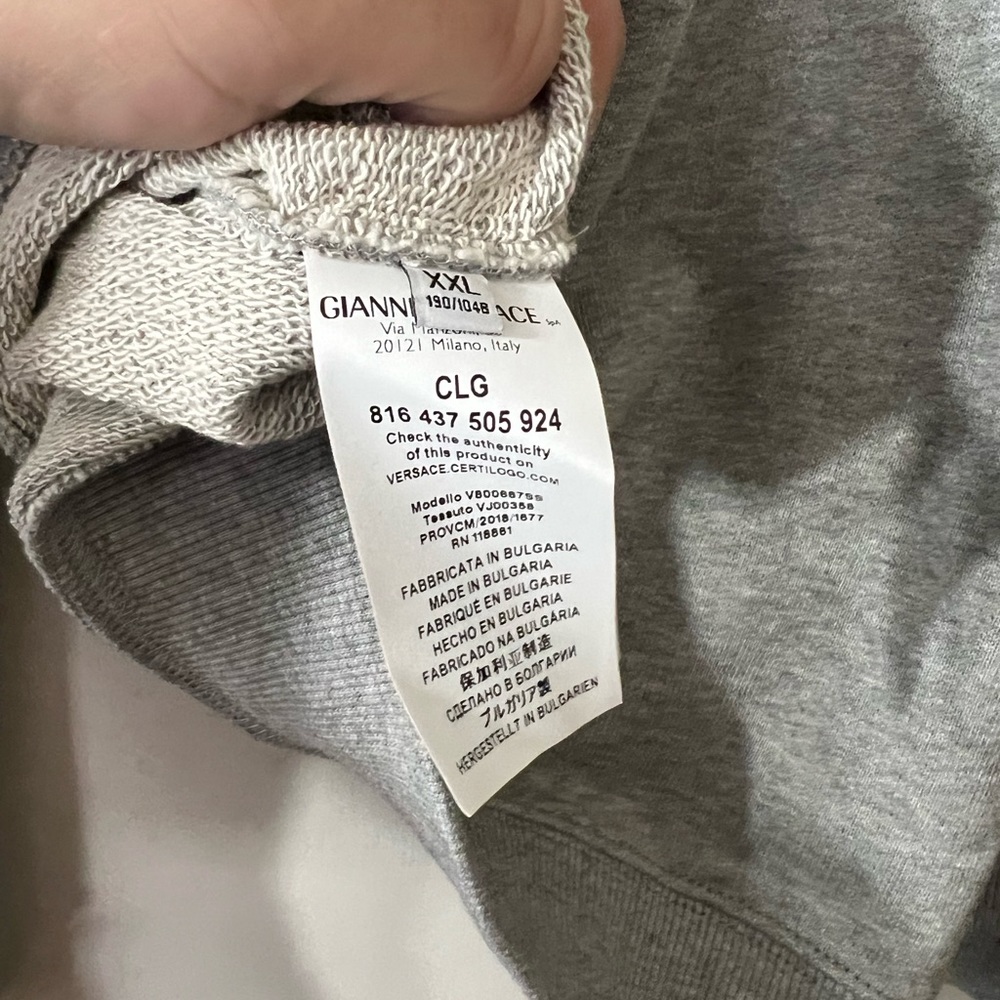 Versace Collection Grey Sweater. - Gem